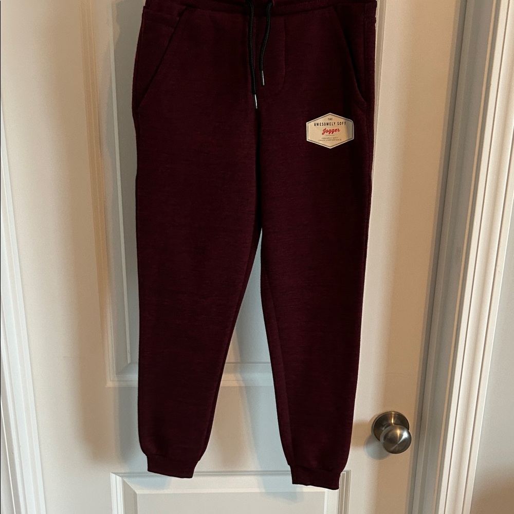 Urban Pipeline Kids Burgundy Joggers